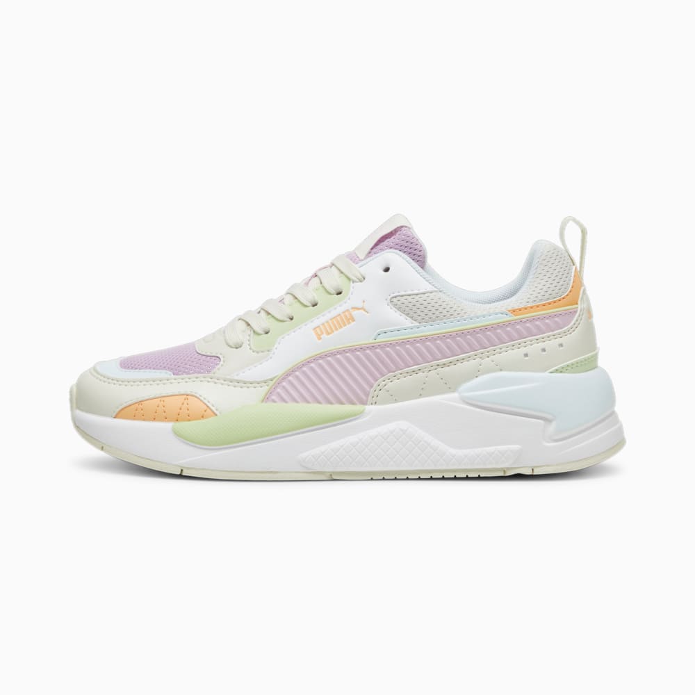 Изображение Puma Кроссовки X-Ray 2 Square #1: Vapor Gray-Grape Mist-PUMA White-Peach Fizz