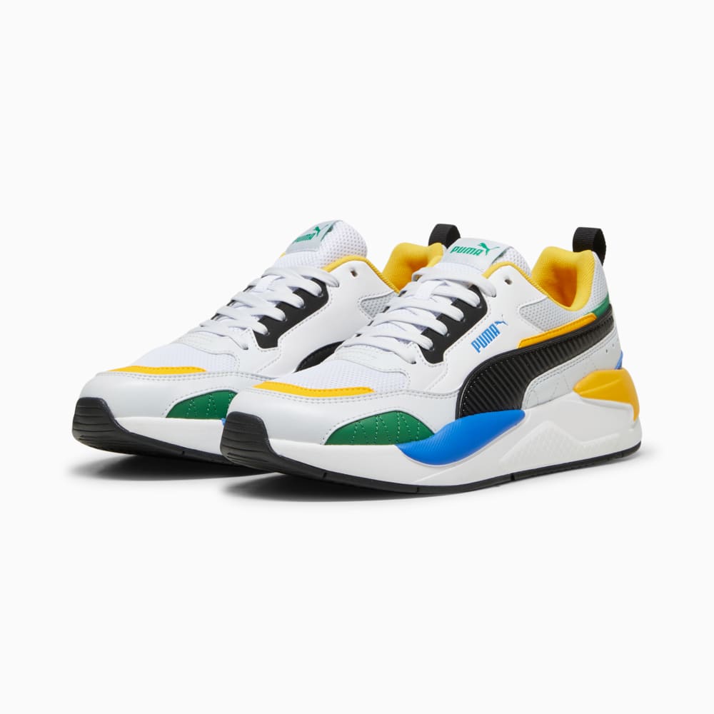 Изображение Puma Кроссовки X-Ray 2 Square #2: PUMA White-PUMA Black-Silver Mist-Archive Green