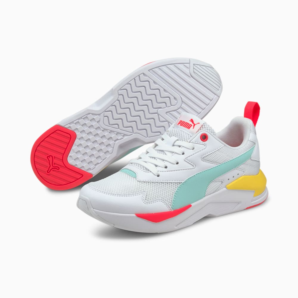 

PUMA - Кроссовки X-Ray Lite – Puma White-Eggshell Blue-Sunblaze-Dandelion –, Белый