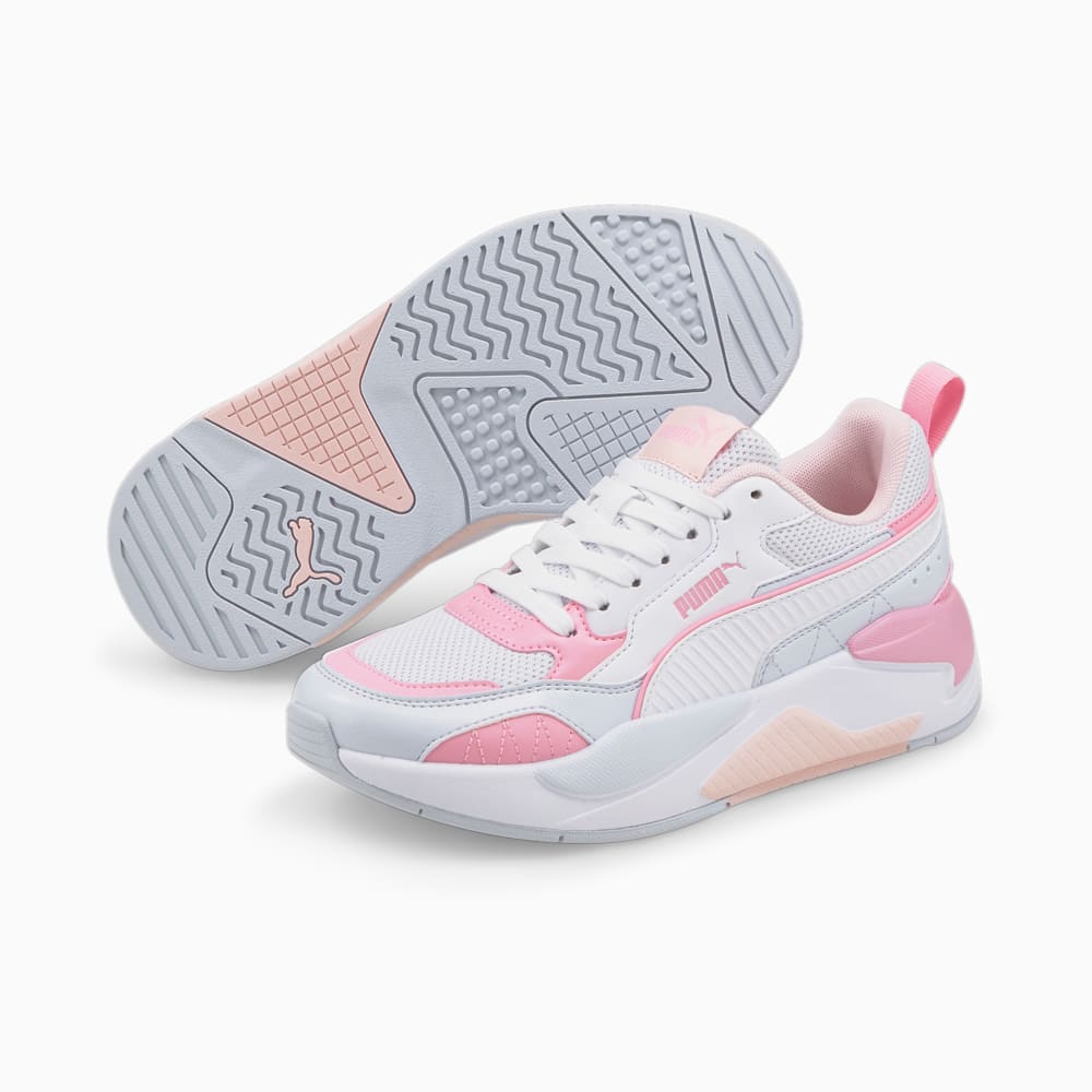 

PUMA - Детские кроссовки X-Ray 2 Square Jr – Arctic Ice-Puma White-Chalk Pink-PRISM PINK –, Синий