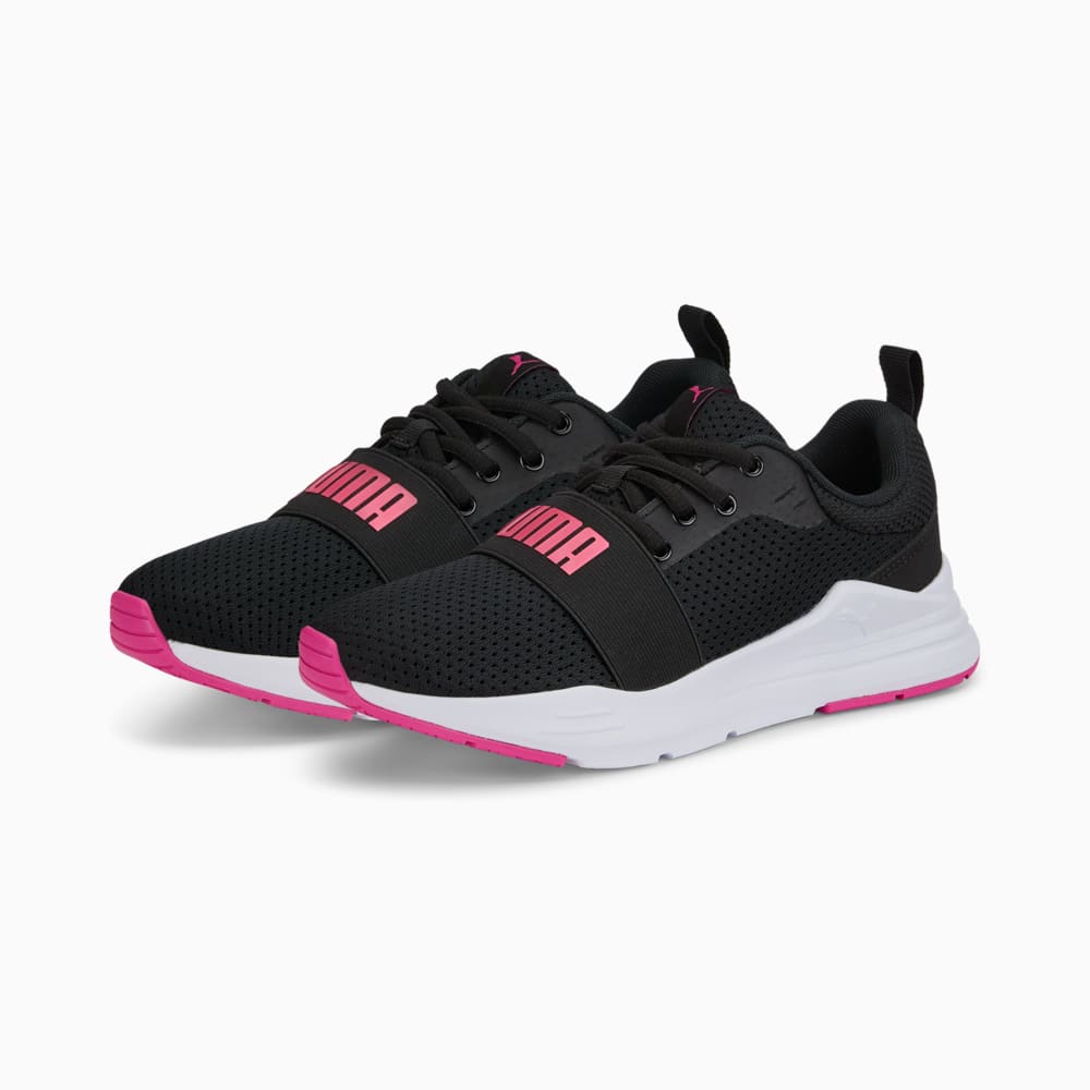 Зображення Puma Кросівки Wired Run Youth Trainers #2: Puma Black-Sunset Pink