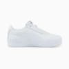 Изображение Puma Детские кеды Carina Lift Youth Trainers #5: Puma White-Puma White-Puma Silver