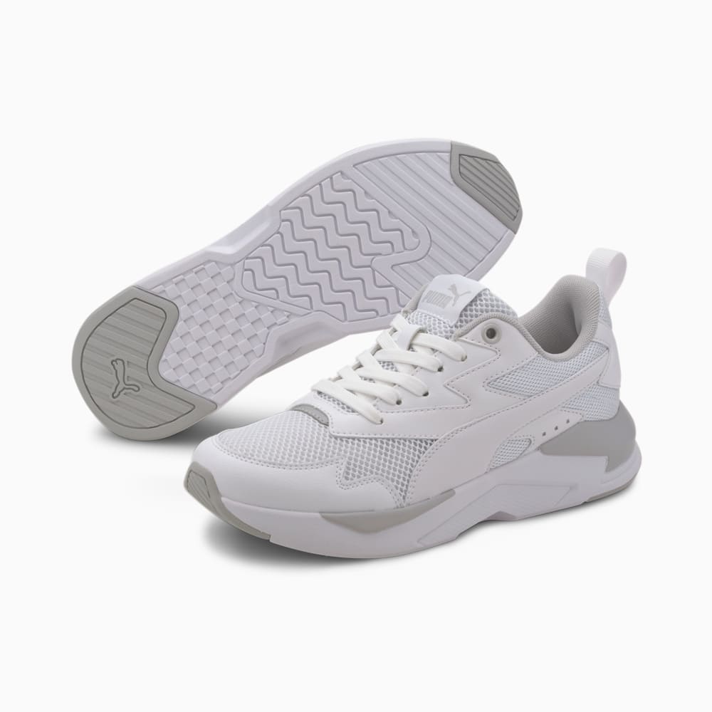 Зображення Puma Дитячі кросівки X-Ray Lite Jr #2: Puma White-Puma White-Gray Violet-Puma Silver