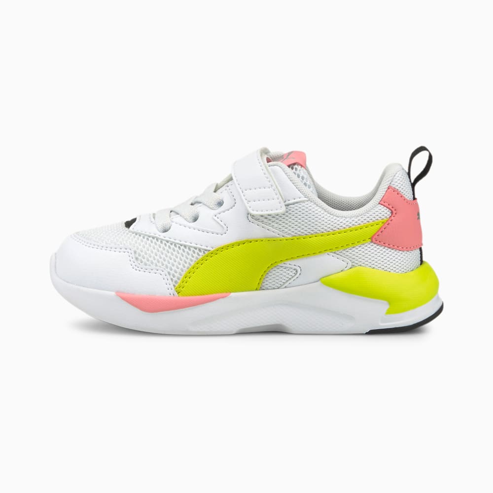 Изображение Puma Детские кроссовки X-Ray Lite Kids' Trainers #1: Puma White-Nrgy Yellow-Peony-Puma Black