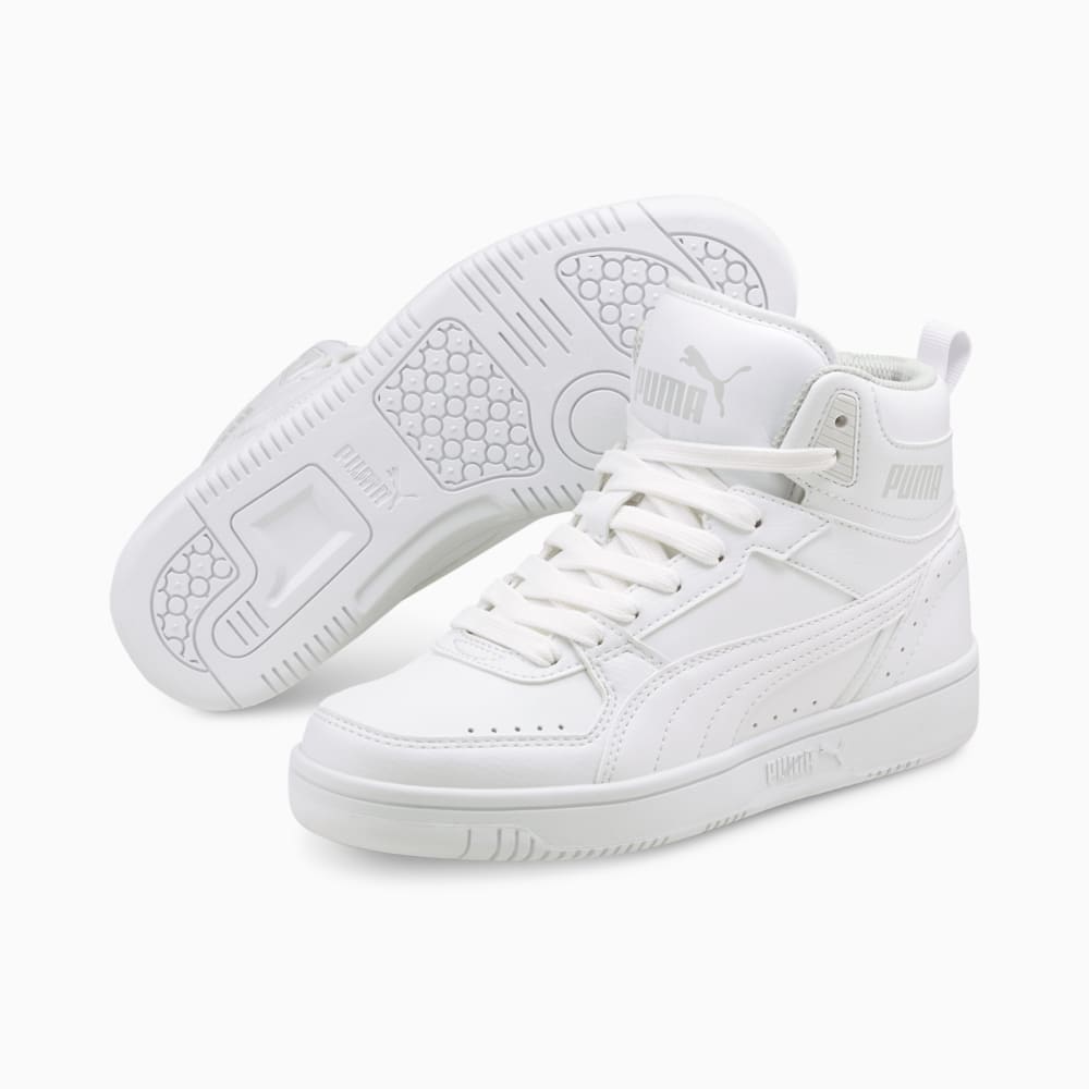 Изображение Puma Детские кеды Rebound JOY Youth Trainers #2: Puma White-Puma White-Limestone