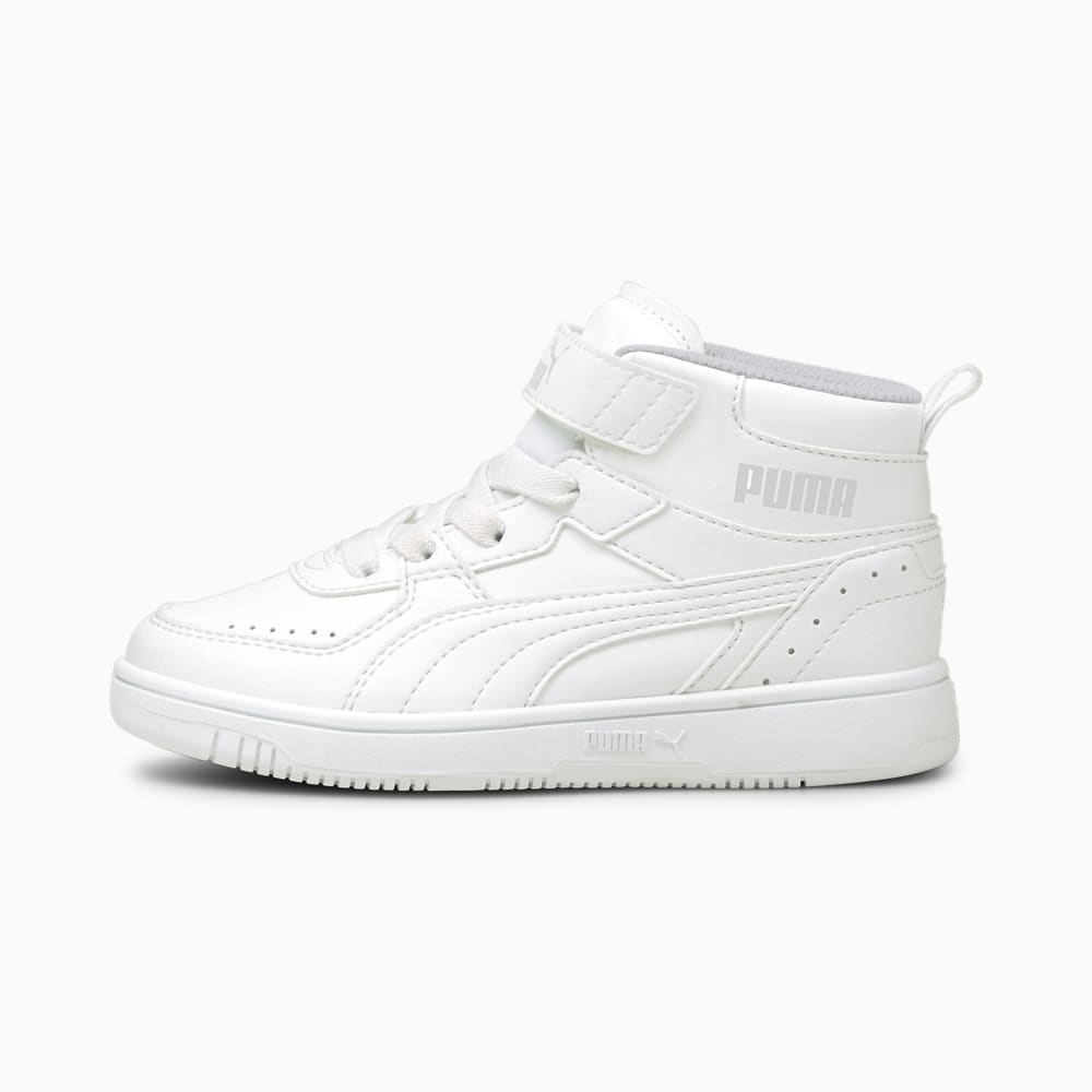 Изображение Puma Детские кеды Rebound JOY Kids' Trainers #1: Puma White-Puma White-Limestone