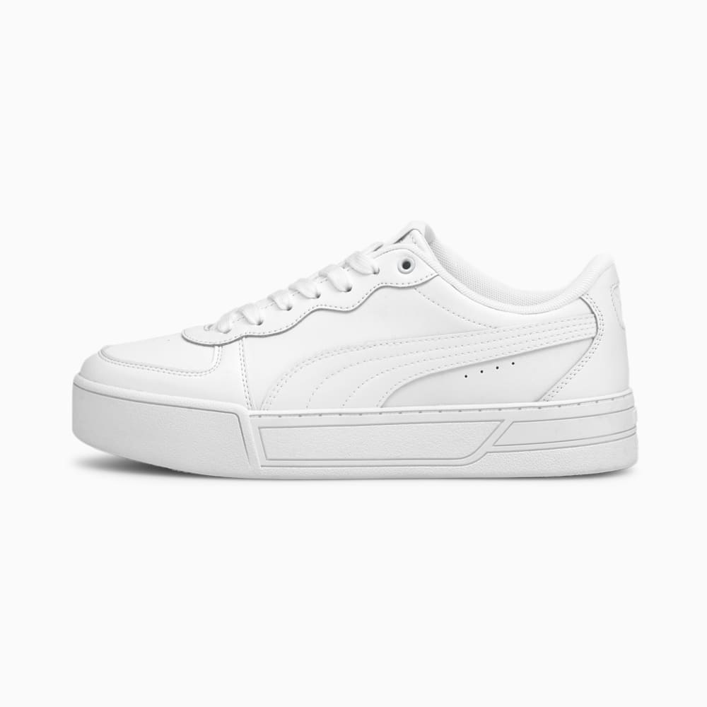 Зображення Puma Кеди Skye Women's Trainers #1: Puma White-Puma White-Puma Silver-Gray Violet