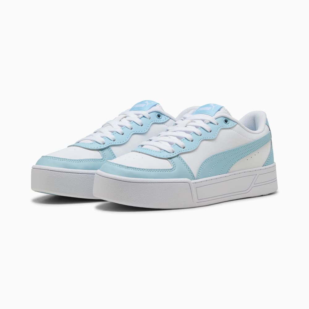 Изображение Puma Кеды Skye Women's Trainers #2: Puma White-Dream Blue