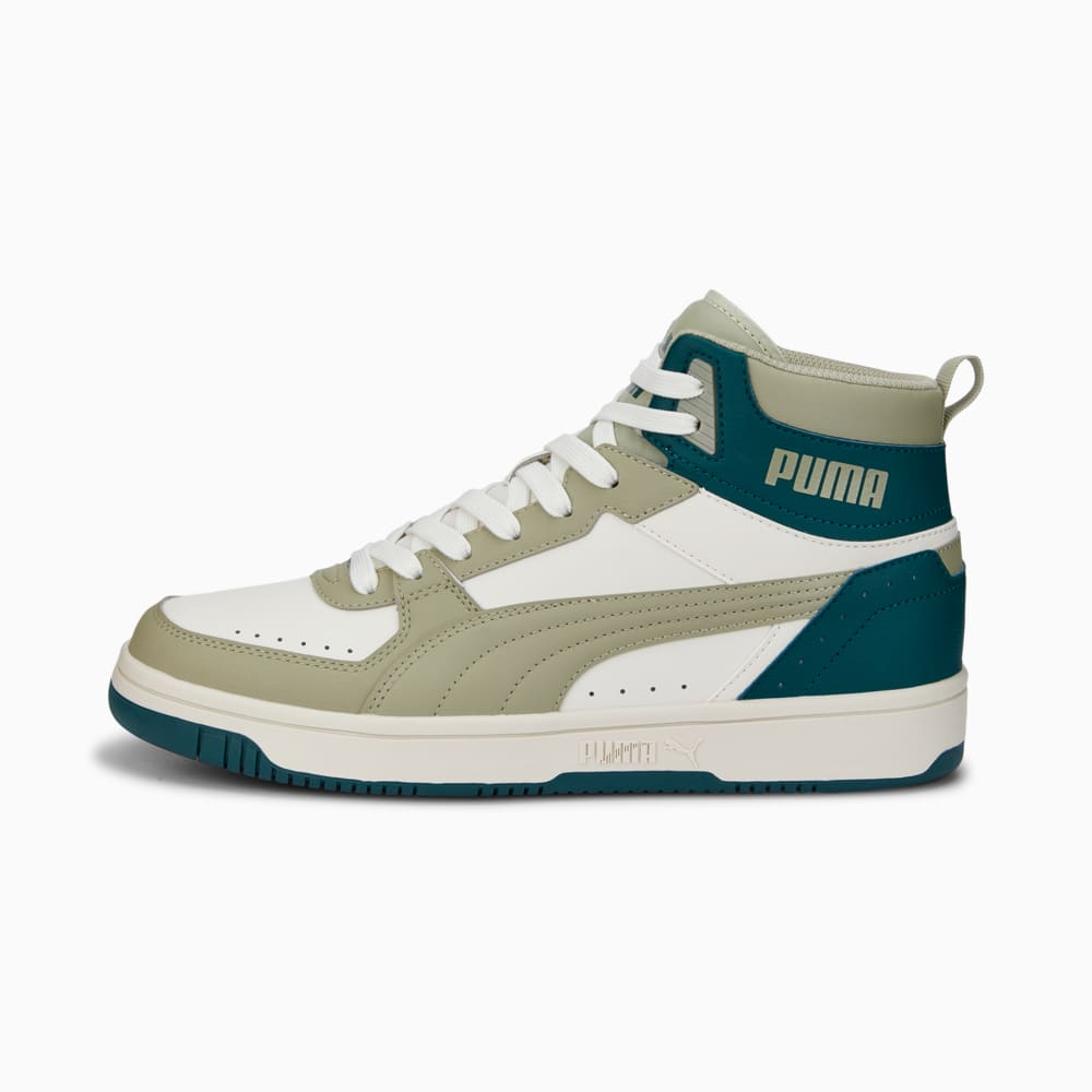 Зображення Puma Кеди PUMA Rebound JOY #1: Vaporous Gray-Pebble Gray-Varsity Green