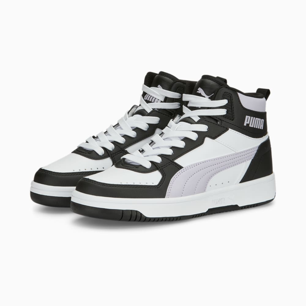 Изображение Puma Кеды PUMA Rebound JOY #2: PUMA White-Spring Lavender-PUMA Black