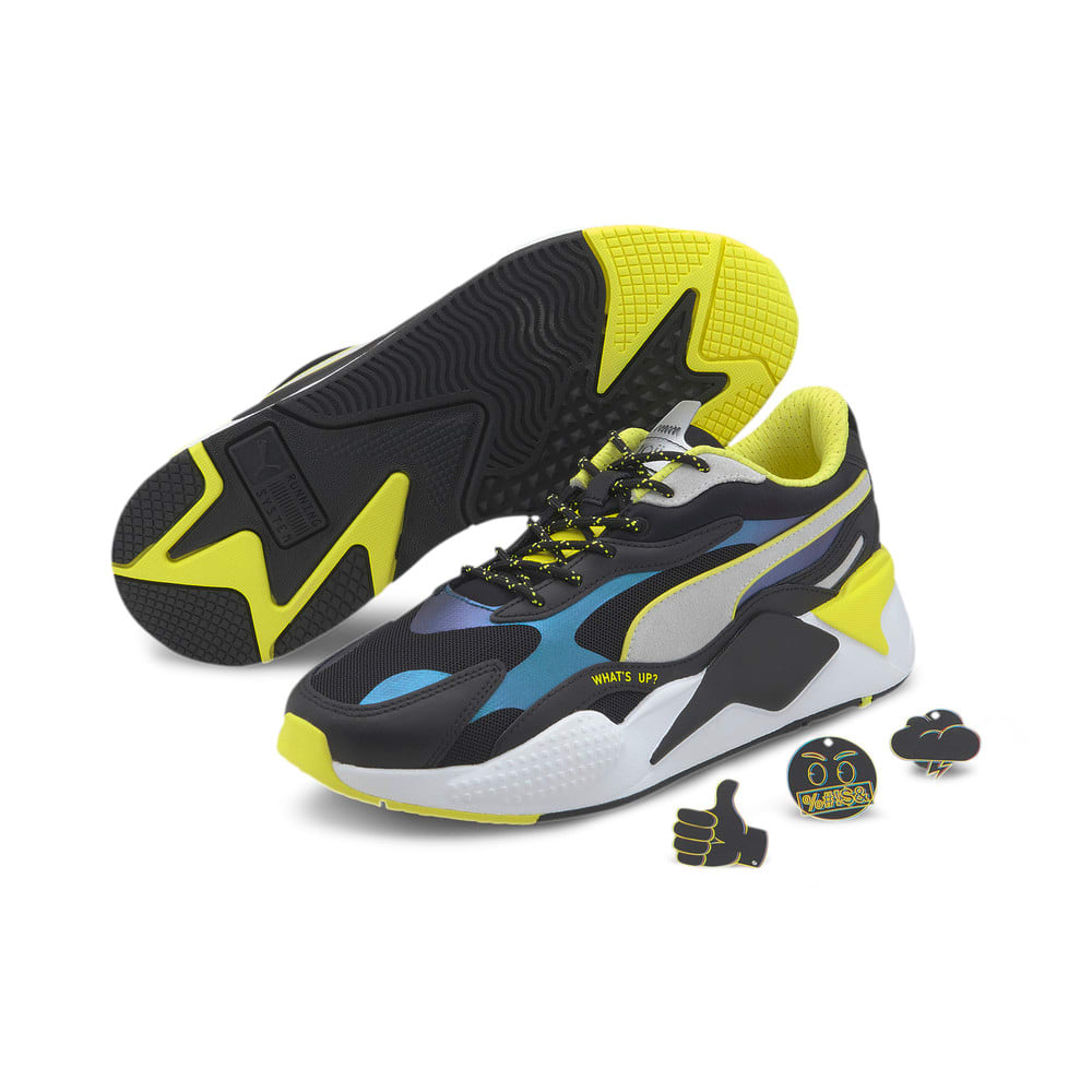 rs x emoji trainers black puma