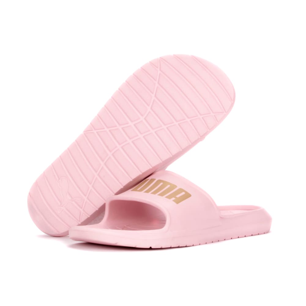 Изображение Puma Шлепанцы Divecat v2 Lite Slide #2: Chalk Pink-Puma Team Gold