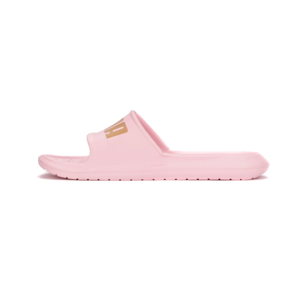 Изображение Puma Шлепанцы Divecat v2 Lite Slide #1: Chalk Pink-Puma Team Gold