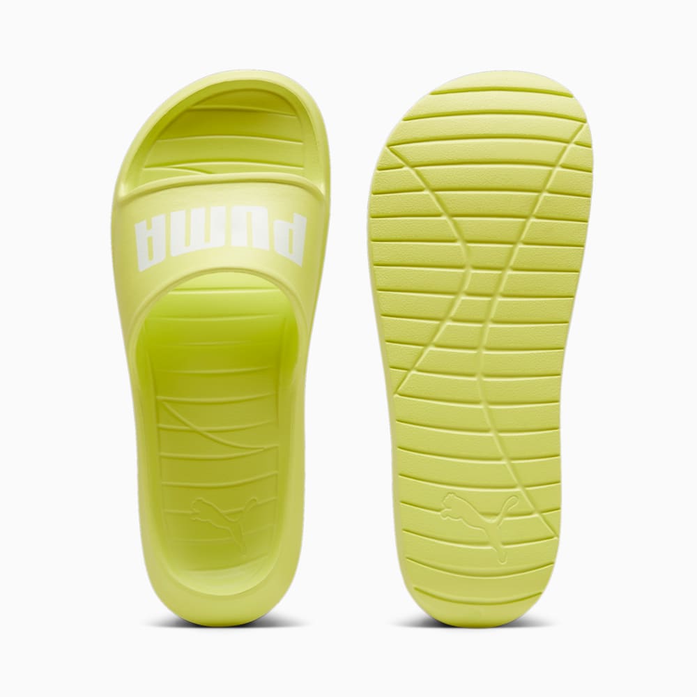 Изображение Puma Шлепанцы Divecat v2 Lite Slide #2: Lime Sheen-PUMA White