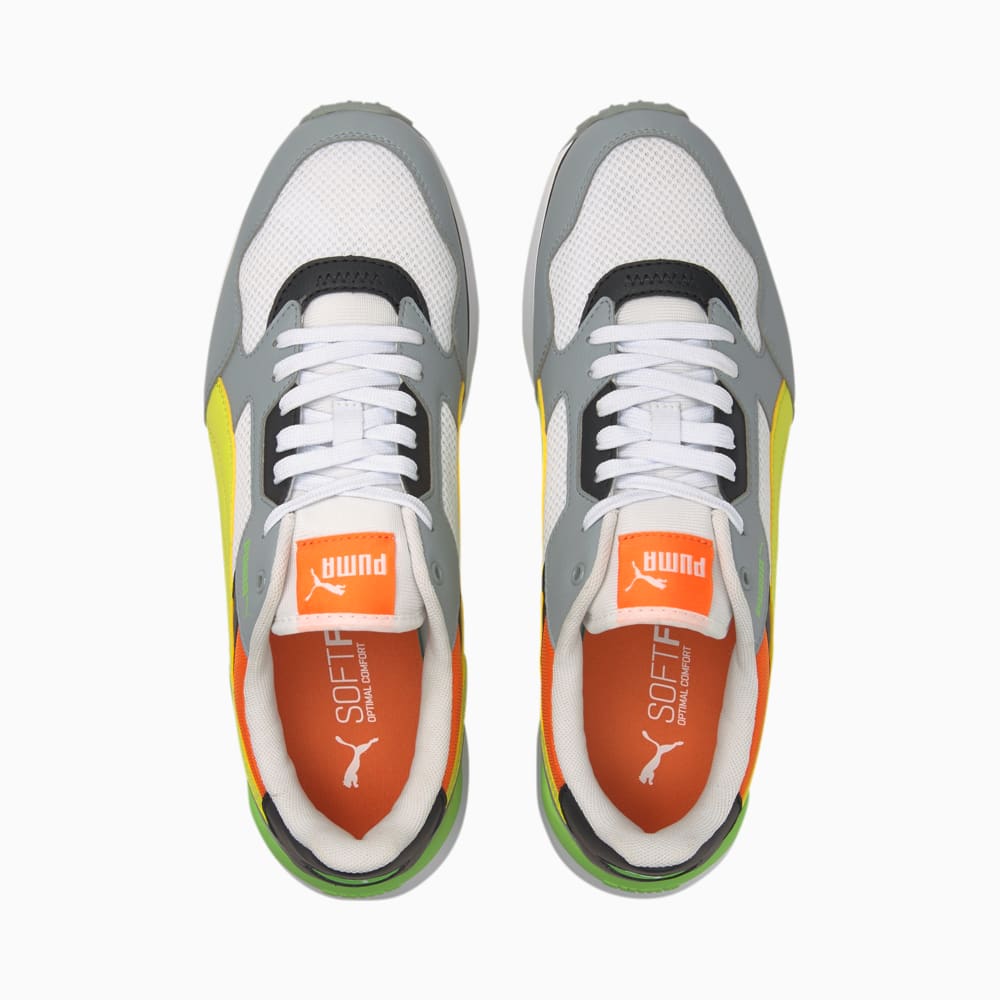 

PUMA - male - Кроссовки R78 FUTR Trainers – Puma White-Fluo Yellow-Quarry –, Белый