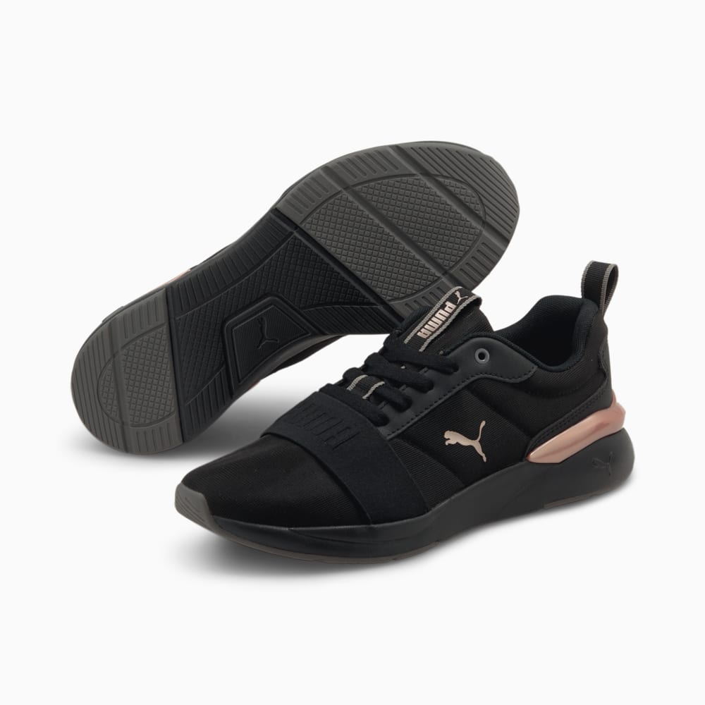 Rose Plus Women s Trainers 10 Black Puma Black Rose Gold Puma 374897 01