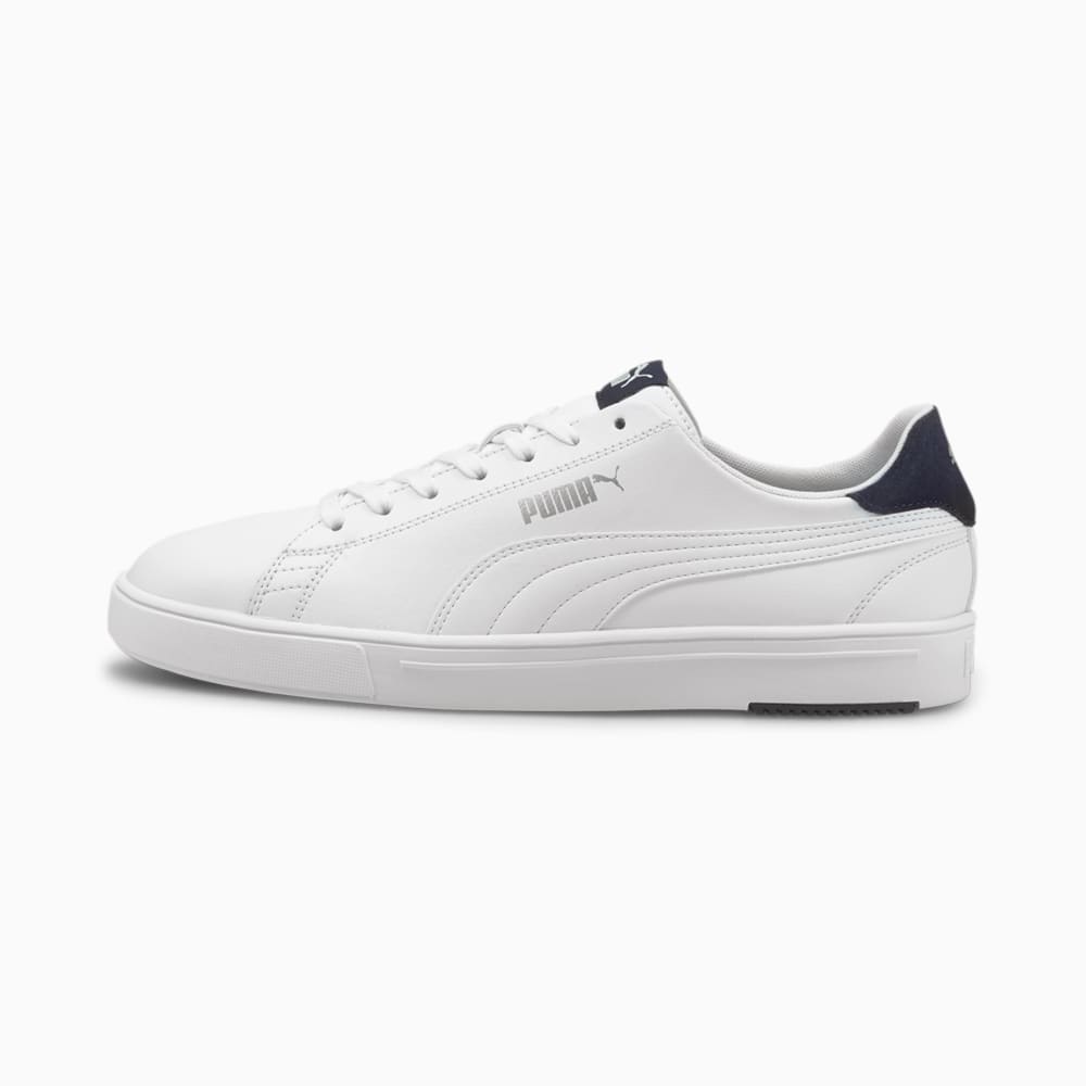 Изображение Puma Кеды Serve Pro Lite Trainers #1: Puma White-Puma White-Peacoat