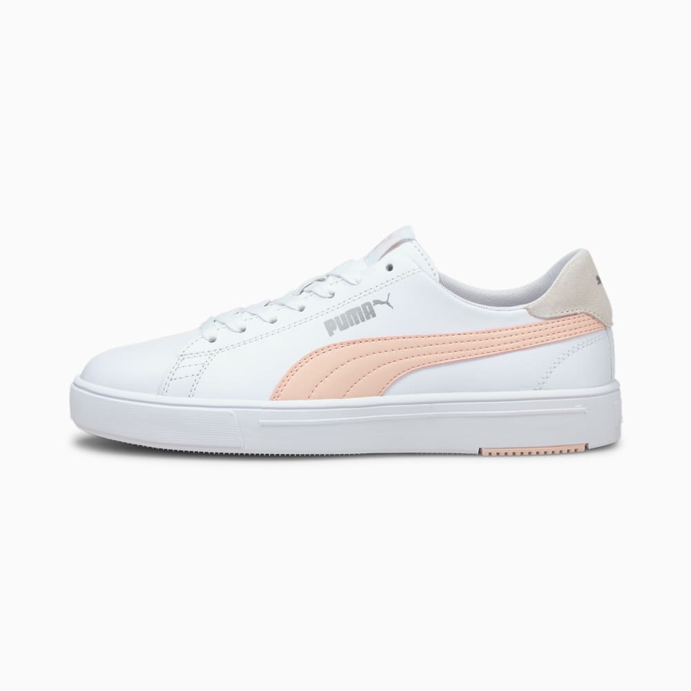 Изображение Puma Кеды Serve Pro Lite Trainers #1: Puma White-Cloud Pink-Puma Silver