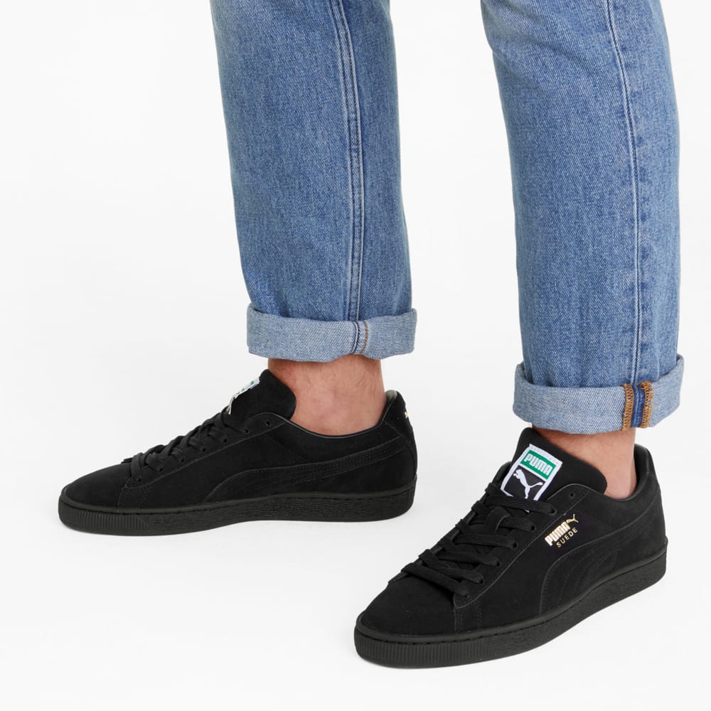 Puma men's suede classic trainers black 2025