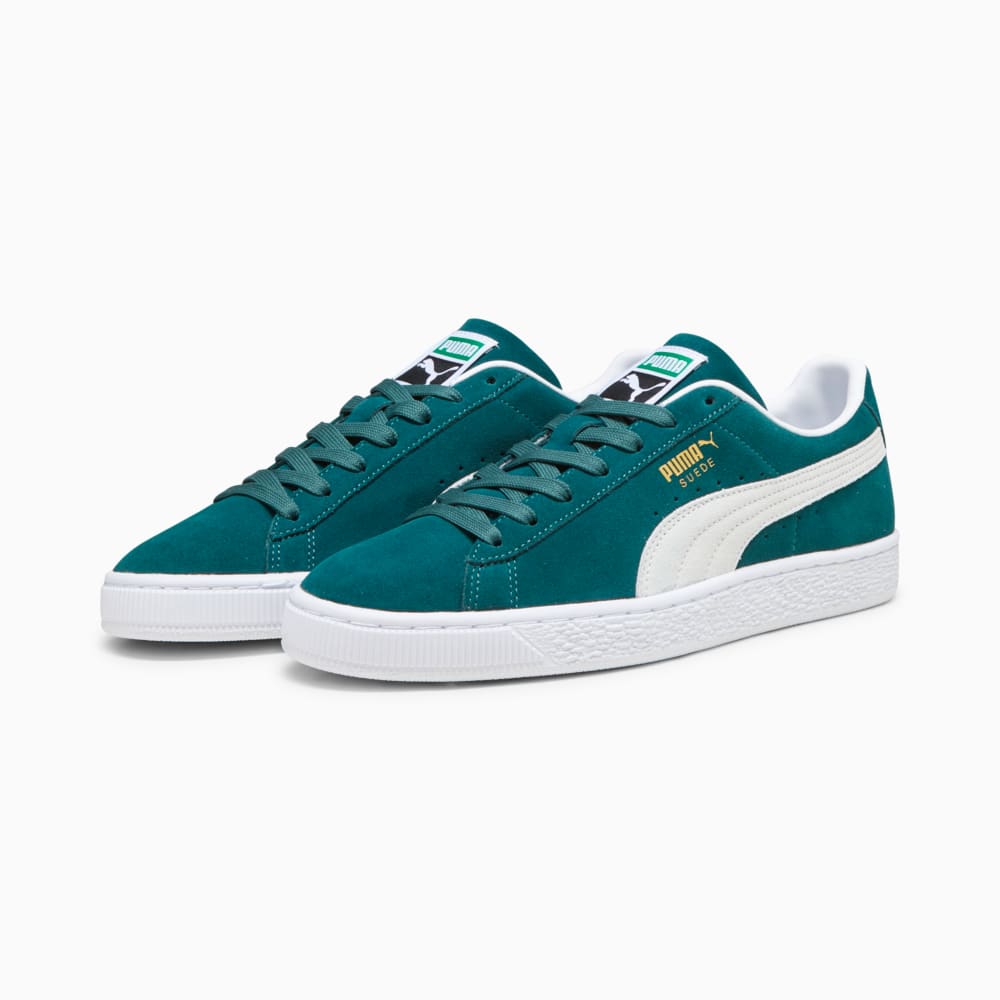 Green and blue puma suedes best sale