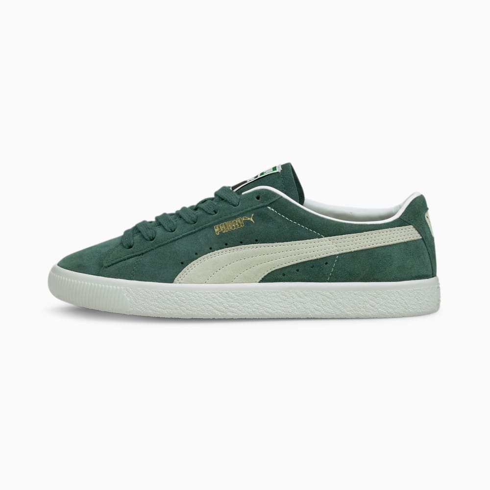 Puma green suede sneakers cheap