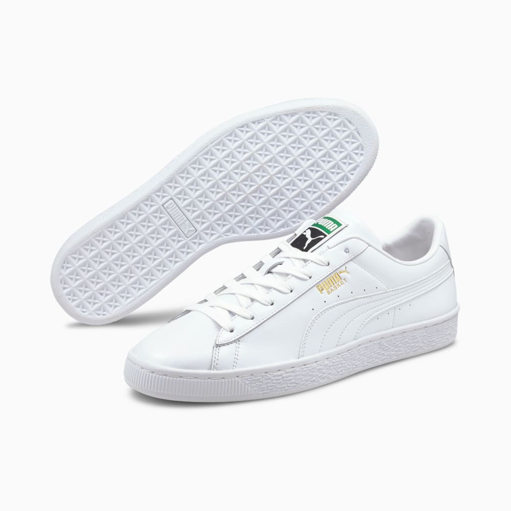 Puma basket junior white discount