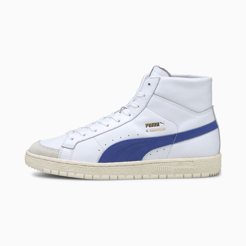 Зображення Puma Кеди Ralph Sampson 70 Mid OG Trainers #1: Puma White-Elektro Blue