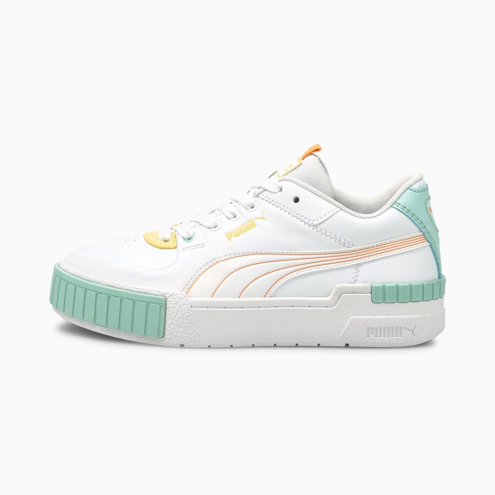 Зображення Puma Кеди Cali Sport Pastel Mix Women's Trainers #1: Puma White-Peach Cobbler-Blue Glow-Yellow Pear