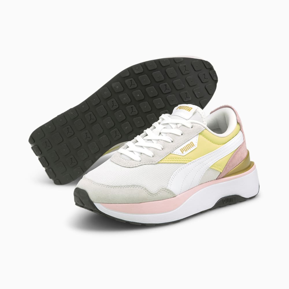 Изображение Puma Кроссовки Cruise Rider Women's Trainers #2: Yellow Pear-Puma White-Pink Lady