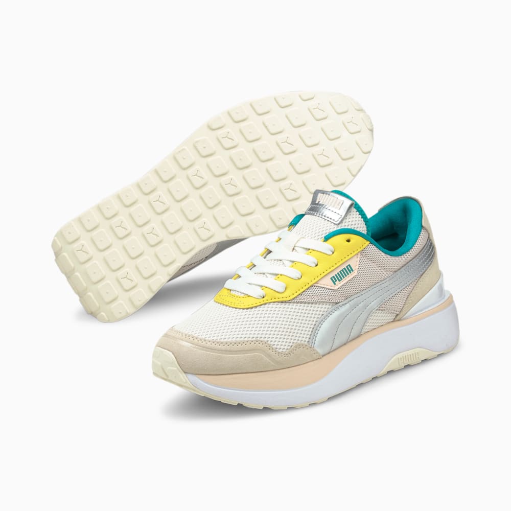Cruise Rider OQ Women s Trainers Eggnog Puma Silver Cloud Pink Puma 375073 01