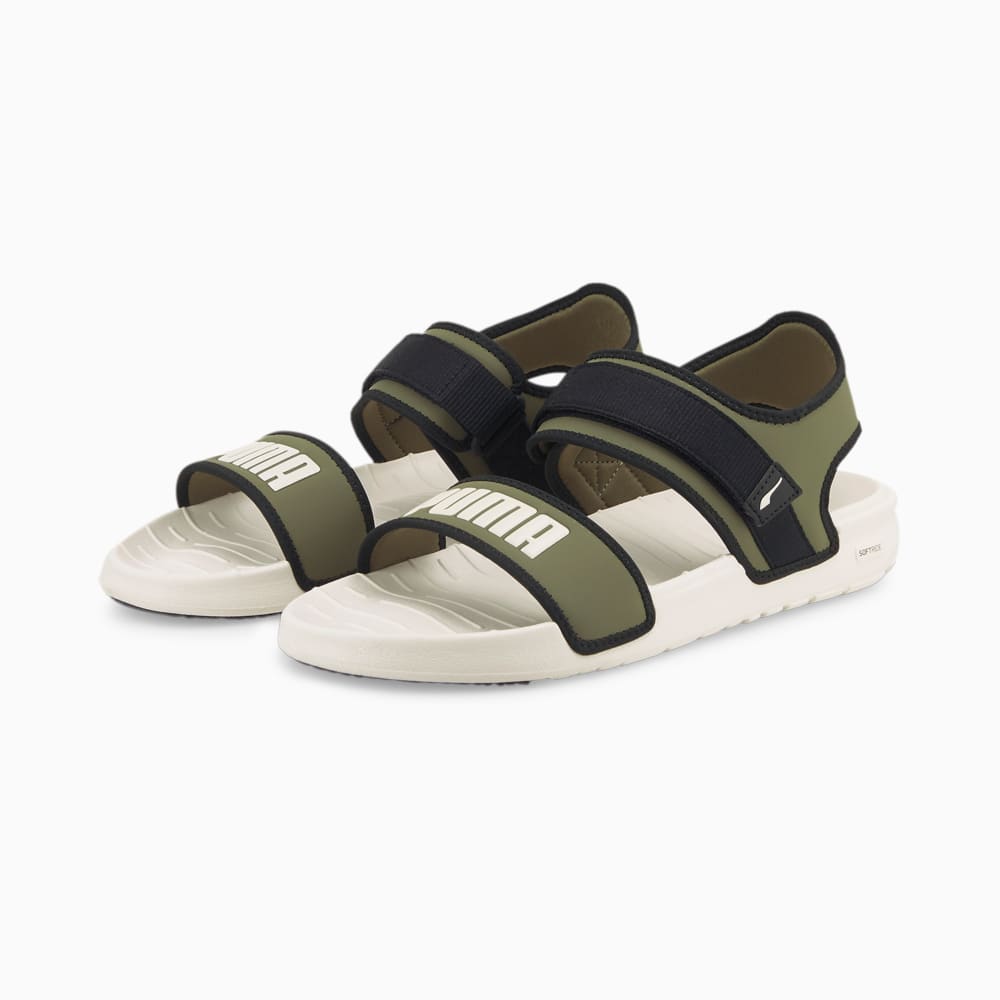 Зображення Puma Сандалі SOFTRIDE Sandals #2: Whisper White-Dark Green Moss-Puma Black