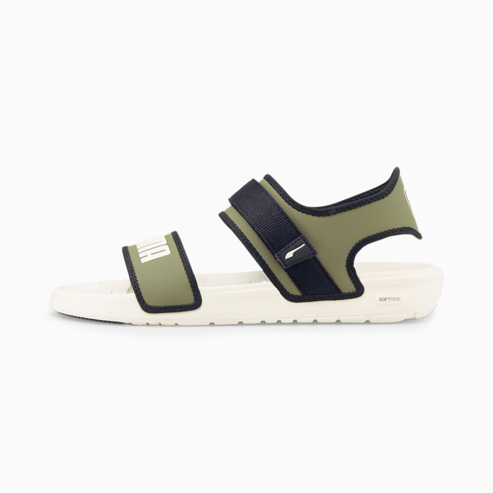 Зображення Puma Сандалі SOFTRIDE Sandals #1: Whisper White-Dark Green Moss-Puma Black