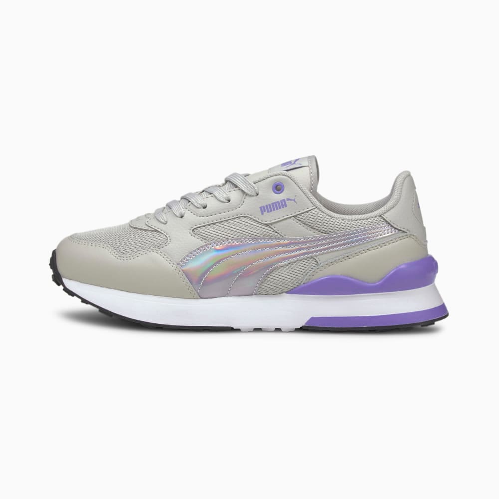 Зображення Puma Кросівки R78 FUTURE Iridescent Women's Trainers #1: Gray Violet-Elektro Purple