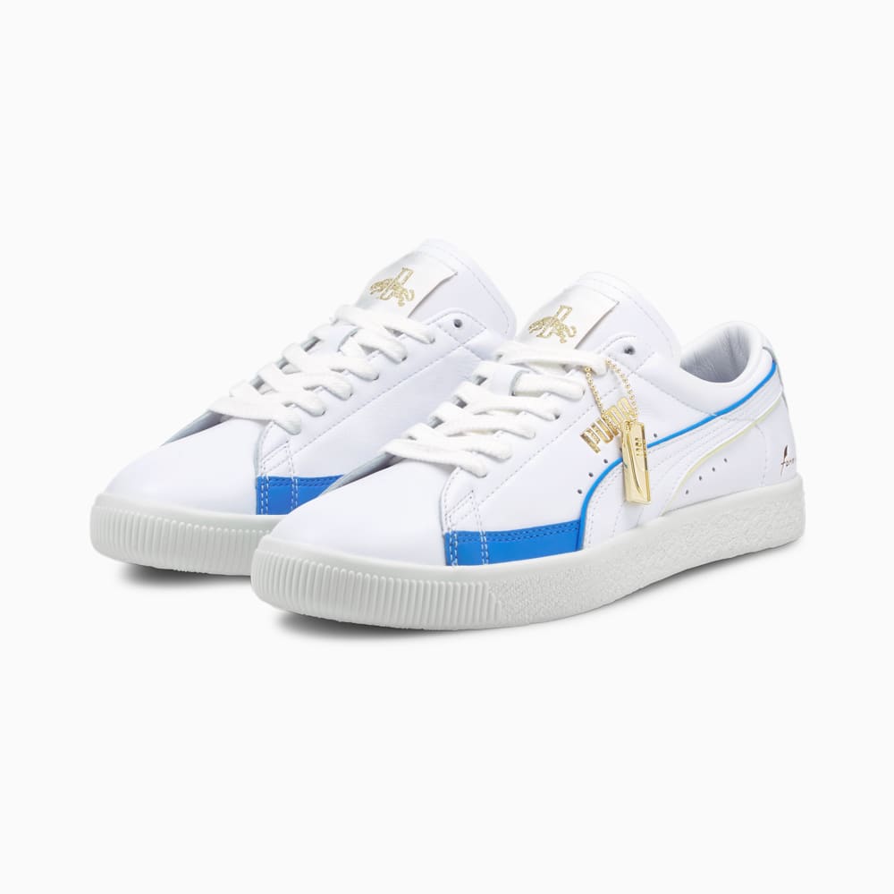 Зображення Puma Кеди Basket Rudolf Dassler Legacy Vintage Men's Trainers #2: Puma White-Ibiza Blue-Vaporous Gray