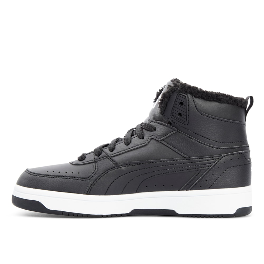 Изображение Puma Кеды Rebound Joy Fur Youth Trainers #1: Puma Black-Puma White