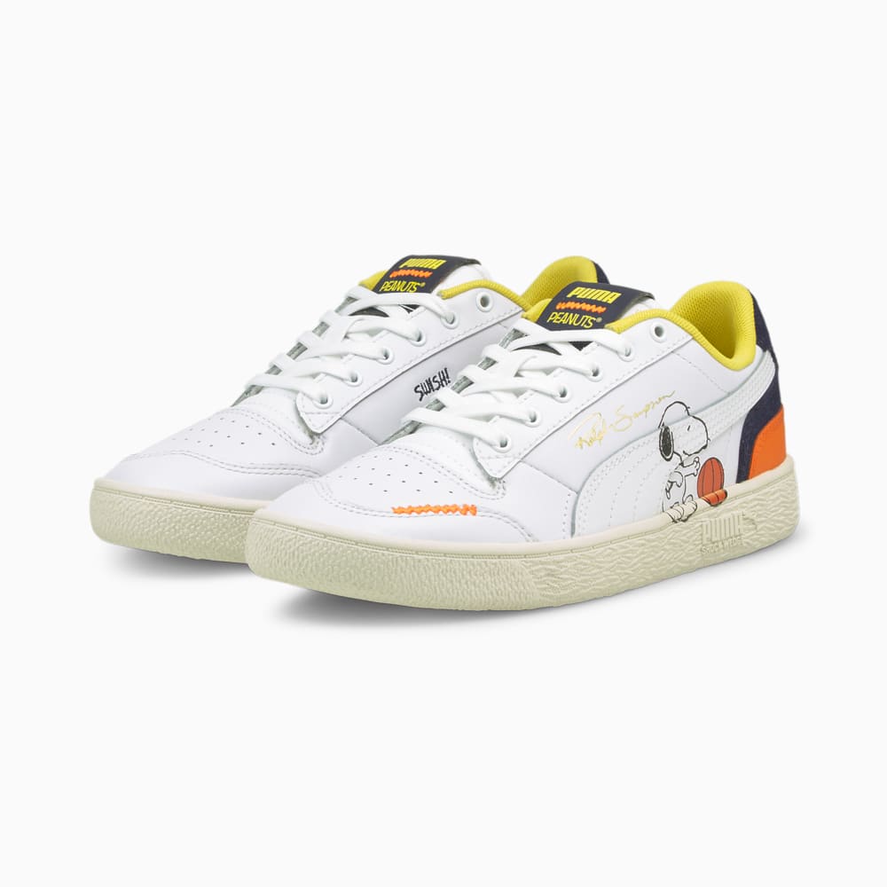 Зображення Puma Кеди PUMA x PEANUTS Ralph Sampson Trainers #2: Puma White-Peacoat