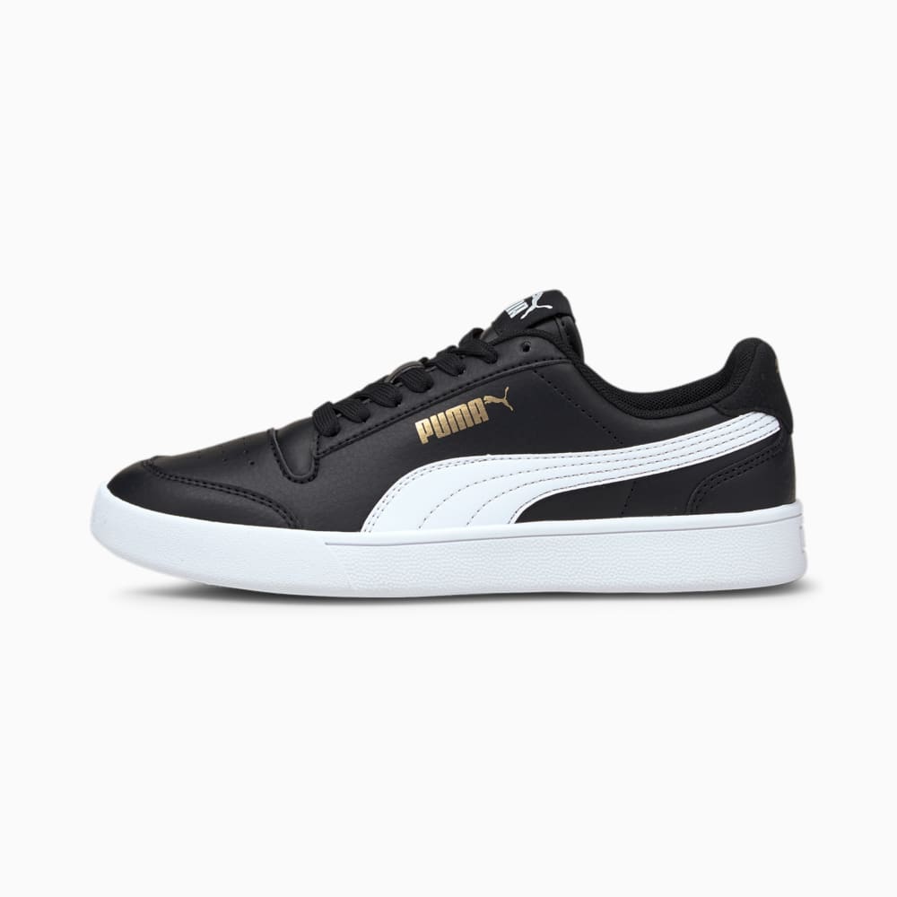 Зображення Puma Кеди Shuffle Youth Trainers #1: Puma Black-Puma White-Puma Team Gold