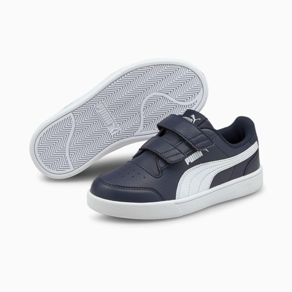 

PUMA - Детские кеды Shuffle Kids' Trainers – Peacoat-Puma White –, Синий