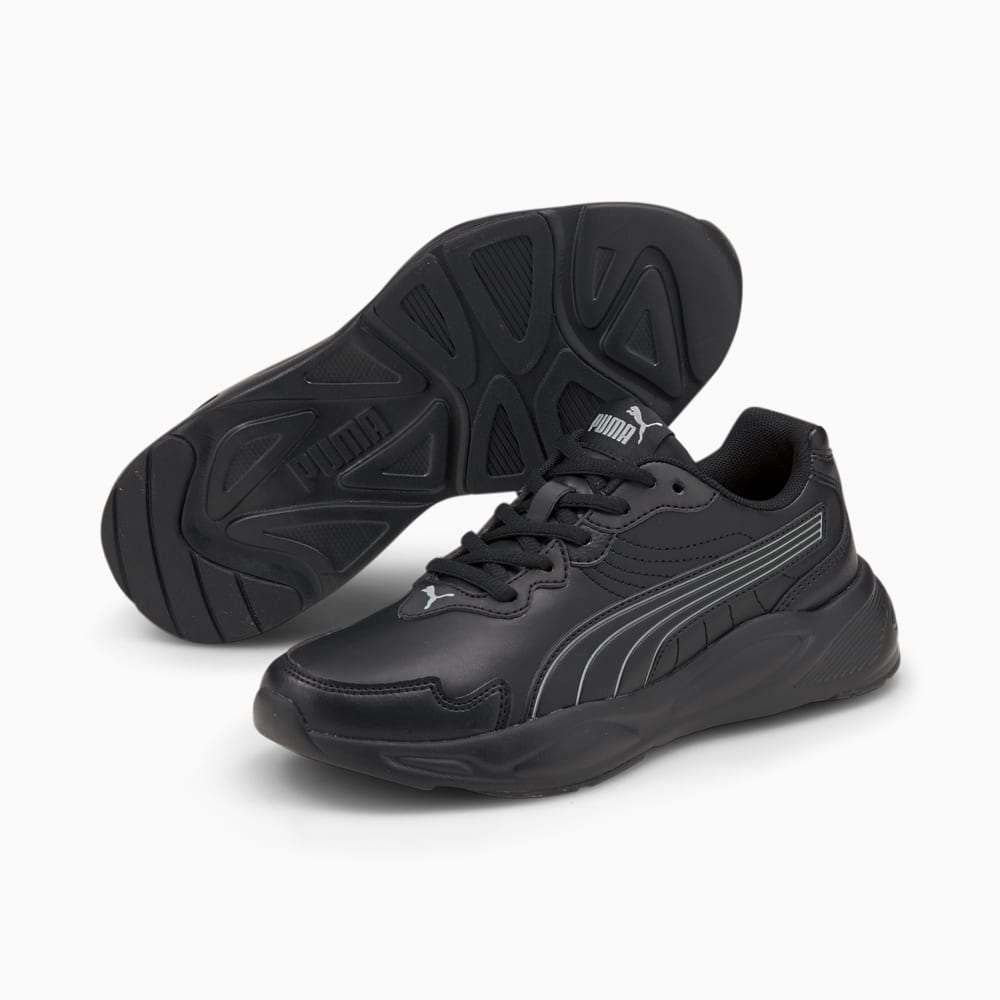

PUMA - Детские кроссовки 90s Runner Nu Wave SL Youth Trainers – Puma Black-Puma Black-Limestone –, Черный