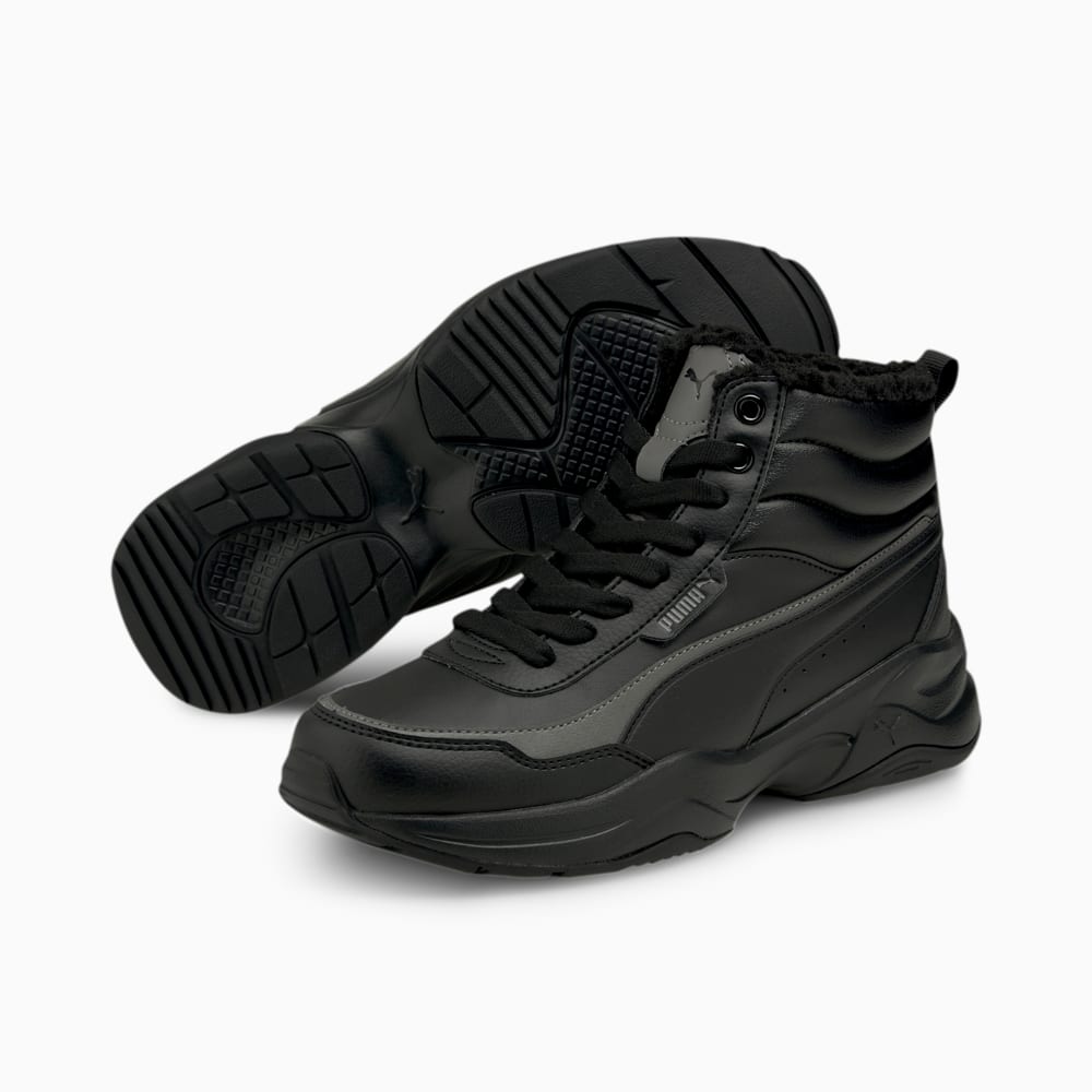 

PUMA - female - Кроссовки Cilia Mid Metallic – Puma Black-CASTLEROCK –, Черный