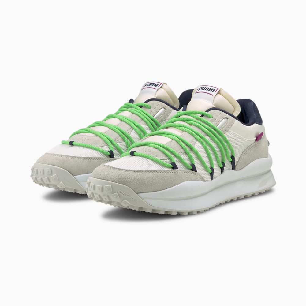 Lace Rider Pop Trainers 20 White Puma White Nimbus Cloud Puma 375957 01