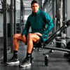 Изображение Puma Кроссовки PWRFRAME Men's Training Shoes #7: Puma Black-CASTLEROCK-Lime Squeeze