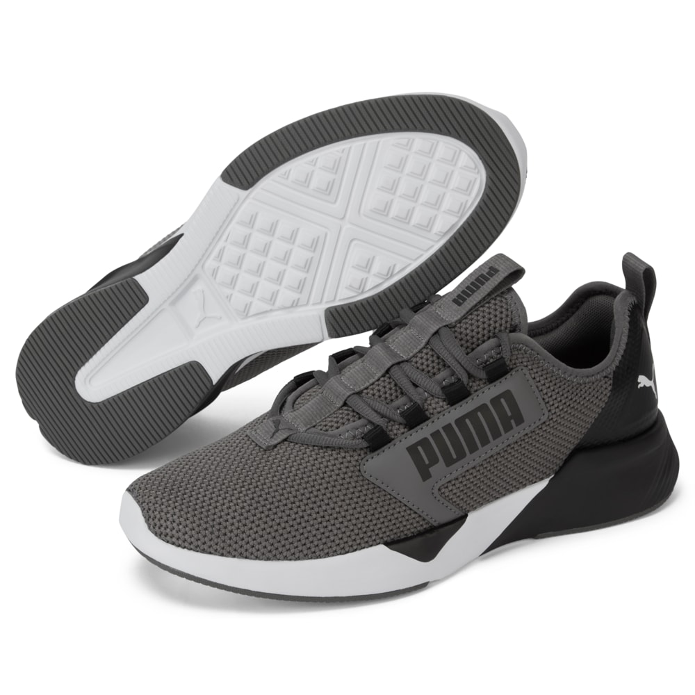 Изображение Puma Кроссовки Retaliate Tongue Men’s Running Shoes #2: CASTLEROCK-Puma Black-Puma White