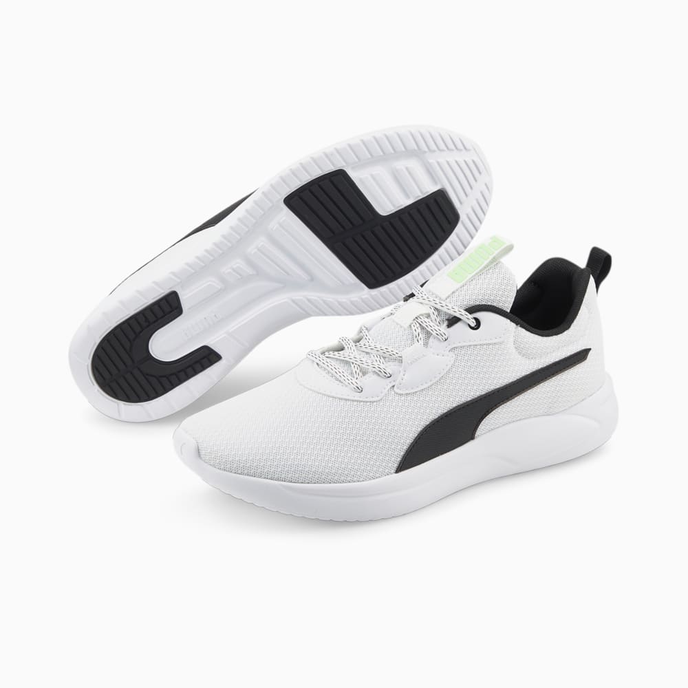 Изображение Puma 376219 #2: Puma White-Puma Black-Fizzy Lime