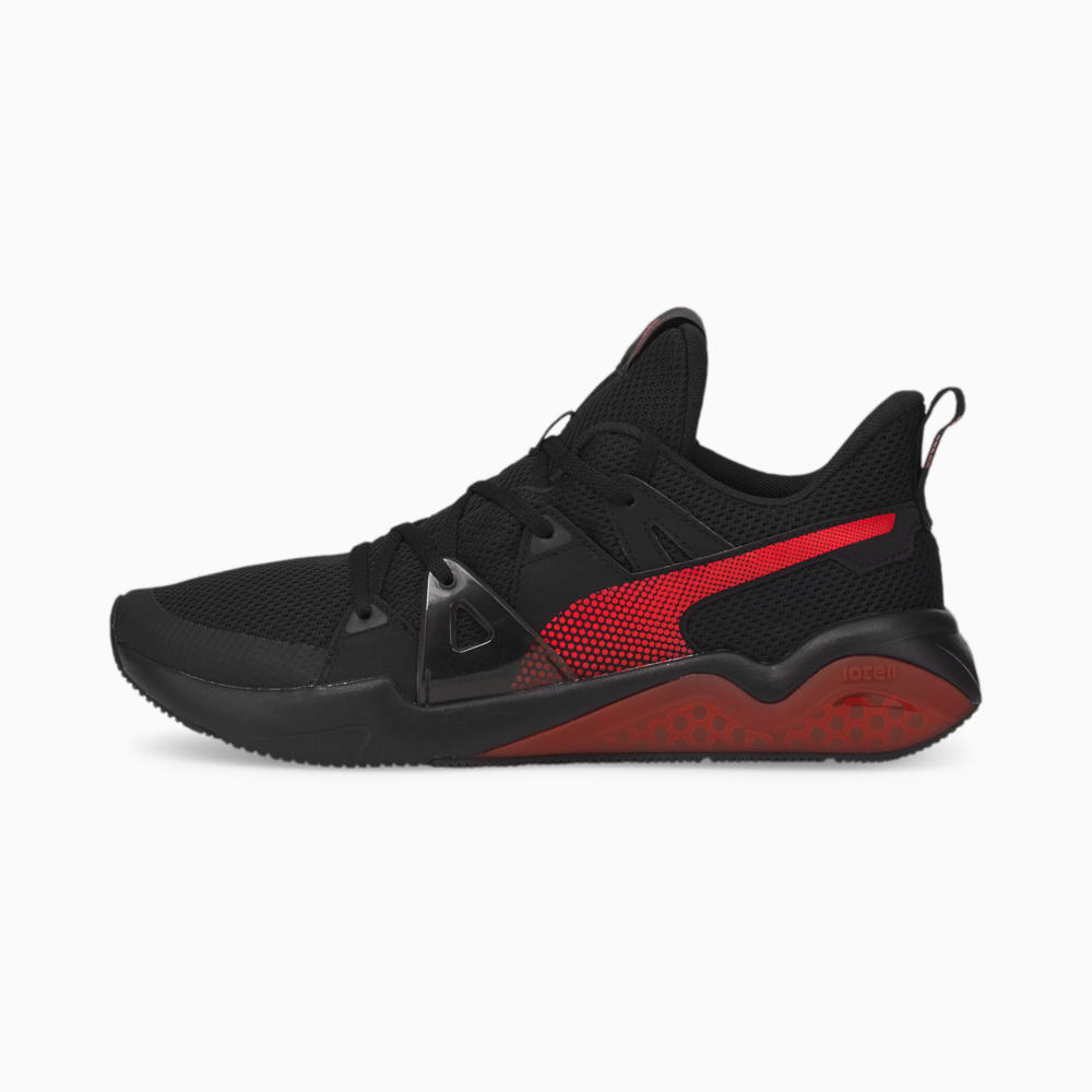 Изображение Puma Кроссовки Cell Fraction Mesh Running Shoes Men #1: Puma Black-High Risk Red