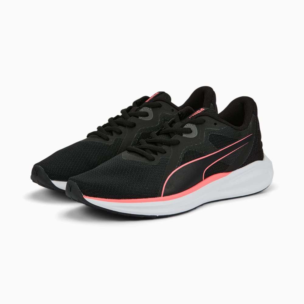 Зображення Puma Кросівки Twitch Runner Running Shoes #2: Puma Black-Sunset Glow-CASTLEROCK