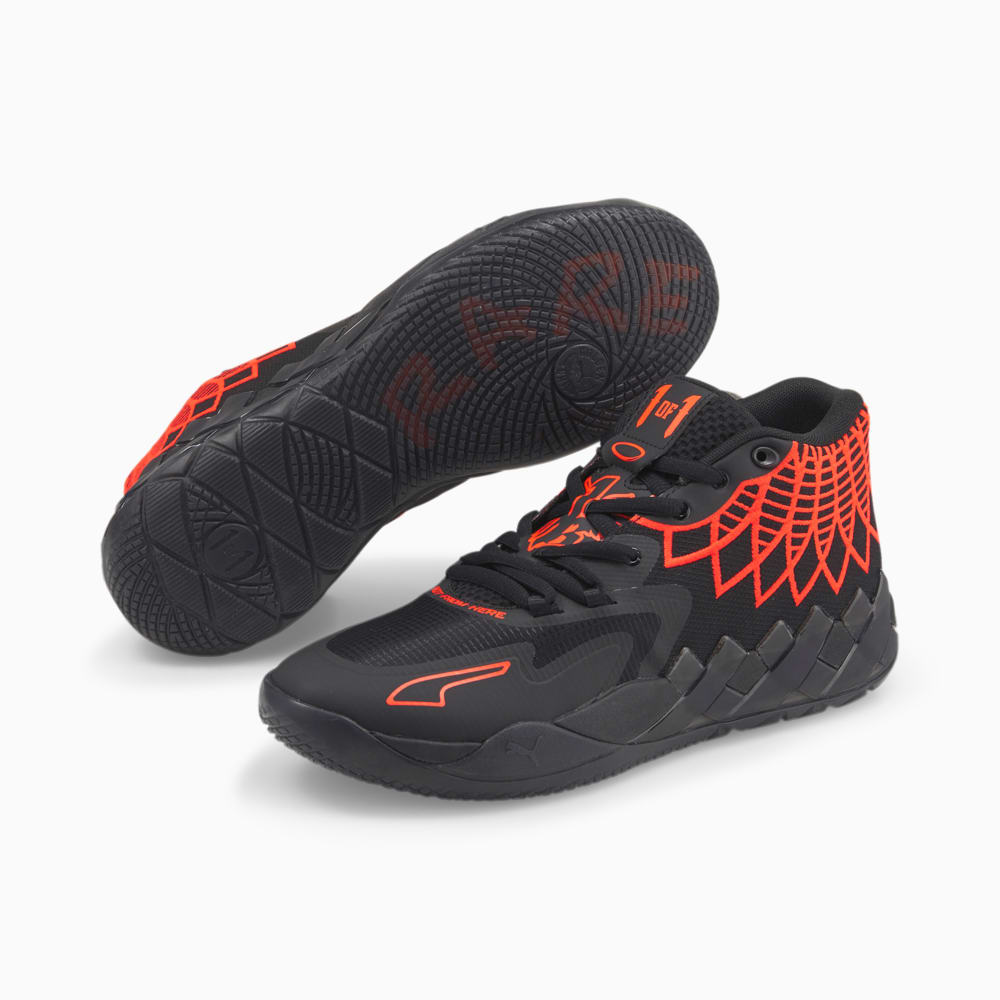Зображення Puma Кросівки MB.01 Basketball Shoes #2: Puma Black-Red Blast