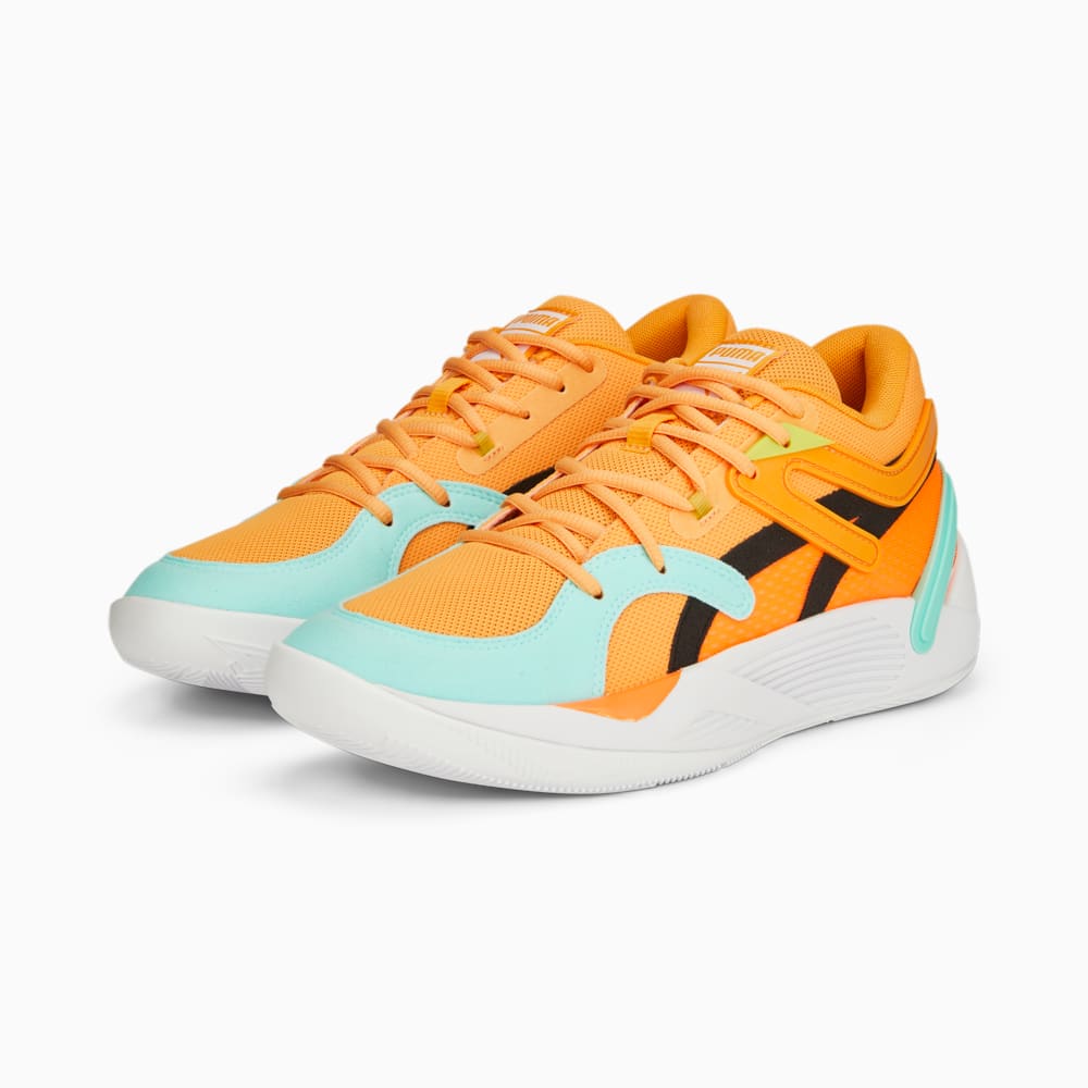 TRC Blaze Court Basketball Shoes | Orange | Puma | Sku: 376582_23