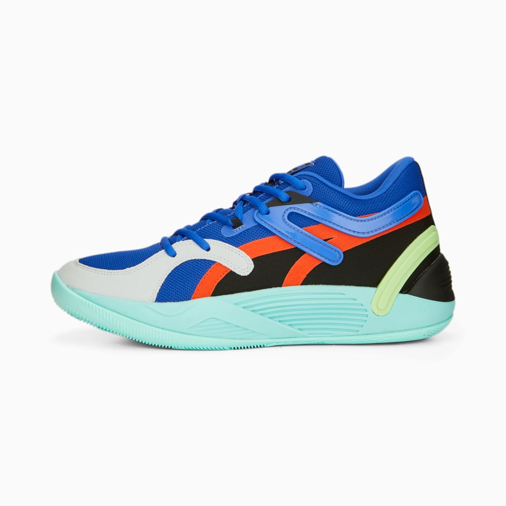 TRC Blaze Court Basketball Shoes | Green | Puma | Sku: 376582_28