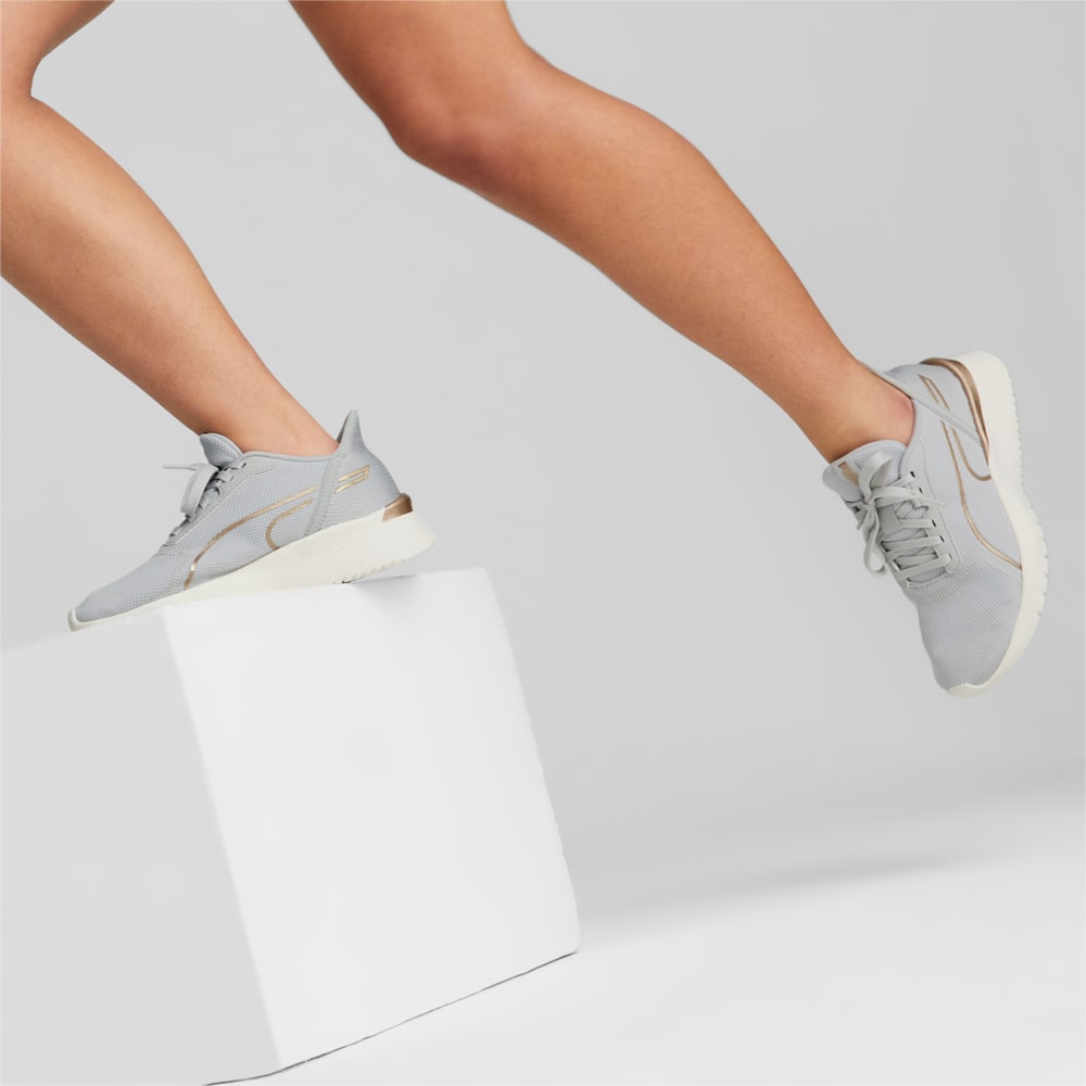 Зображення Puma Кросівки Remedie Training Shoes Women #2: Cool Light Gray-PUMA Gold-Warm White